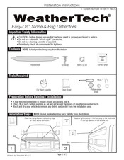 MacNeil WeatherTech Easy-On Instrucciones De Instalación