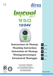 Dirna bycool green line 950 Instrucciones De Montaje