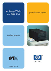 Hp StorageWorks DAT 72 Guia De Inicio Rapido