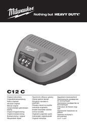 Milwaukee C12 C Manual Original