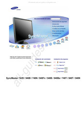 Samsung SyncMaster 740B Manual Del Usuario