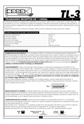 Cebek TL-3 Manual Del Usuario