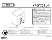 Ameriwood Cosco 7461315P Instrucciones De Montaje