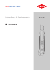 KNIPEX 90 10 165 Instrucciones De Funcionamiento