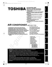 Toshiba RAS-4M23SAV-E Manual De Instalación