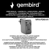 Gembird NPA-PD60-01 Guia De Inicio Rapido