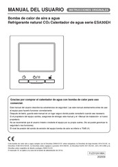 Mitsubishi Heavy Industries ESA30EH Serie Manual Del Usuario