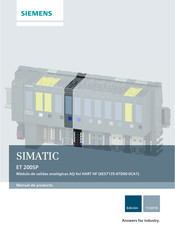 Siemens 6ES7135-6TD00-0CA1 Manual De Producto