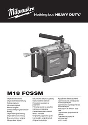 Milwaukee M18 Manual Original