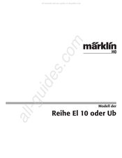 marklin El 10 Serie Manual Del Usuario