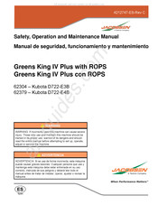 Jacobsen Greens King IV Plus ROPS Manual De Seguridad, Funcionamiento Y Mantenimiento