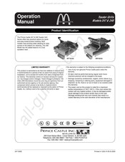 Prince Castle McDonald's 247 Serie Operación Manual