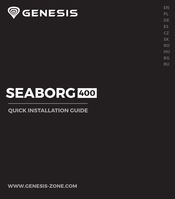 Genesis Seaborg 400 Guía De Instalación Rápida