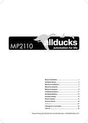 ALLDUCKS MP2110 Manual De Usuario