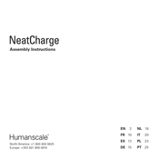 Humanscale NeatCharge Instrucciones De Montaje