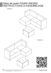 Happy Garden FIGARI RES02 Instrucciones De Ensamblaje