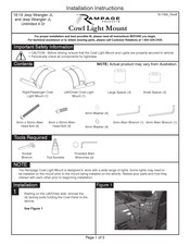 Rampage Cowl Light Mount Instrucciones De Instalación