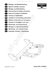 Westfalia 335 250 Instrucciones De Montaje Y De Servicio