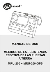 Sonel MRU-200 Manual De Uso