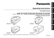 Panasonic AW-E750E Instrucciones De Operación