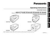 Panasonic AW-E650E Instrucciones De Operación