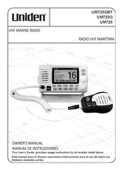 Uniden UM725 Manual De Instrucciones