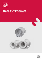 S&P TD-SILENT ECOWATT Serie Manual De Instrucciones