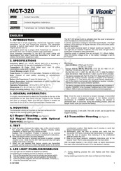 Visonic MCT-320 Manual Del Usuario