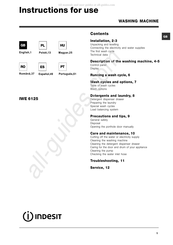 Indesit IWE 6125 Manual De Instrucciones