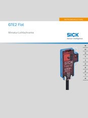 SICK GTE2F-P5111 Manual De Instrucciones