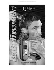 BaByliss I.Q 929 Manual Del Usuario