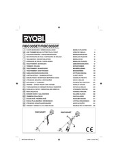 Ryobi RBC30SBT Manual De Utilización