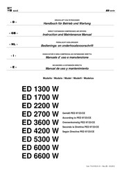 omi ED 3600 W Manual De Instrucciones