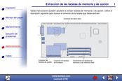 Lexmark C750 Instrucciones Para Extraer/Instalar