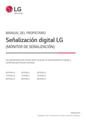 LG 65TR3DJ-E Manual Del Propietário