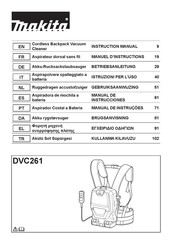 Makita DVC261 Manual De Instrucciones