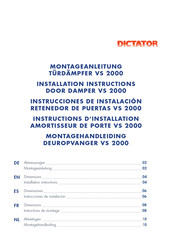 Dictator VS 2000 Instrucciones De Instalación