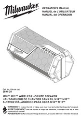 Milwaukee 2891-20 Manual Del Operador