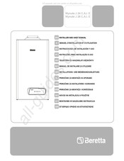 Beretta Mynute J 24 C.A.l. E Instrucciones De Instalacion Y Uso