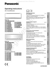 Panasonic CU-3E23SBE Instrucciones De Funcionamiento