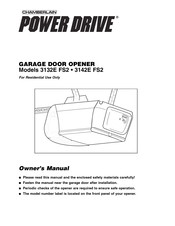 CHAMBERLAIN Power Drive 3132E FS2 Manual Del Propietário