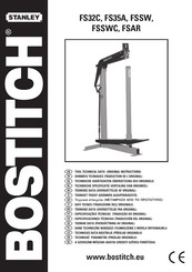 Stanley BOSTITCH FS35A Manual Del Usuario