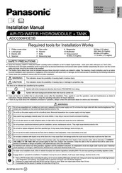 Panasonic ADC0309H3E5B Manual De Instalación