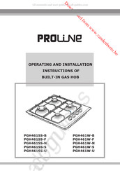 Proline PGH461W-S Manual Del Usuario