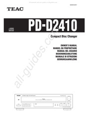 Teac PD-D2410 Manual Del Usuario