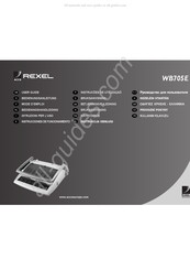 ACCO REXEL WB705E Instrucciones De Funcionamiento