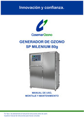 CosemarOzono SP MILENIUM 80g Manual De Uso & Mantenimiento