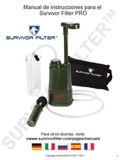 Survivor Filter PRO Manual De Instrucciones