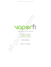 Vaporfi VOX 50 Manual Del Usuario