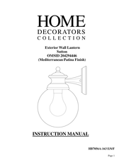 Home Decorators Collection Sutton Manual De Instrucciones